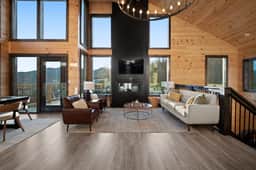 Modern Mountain Escape w/ Views, Hot Tub & Fireplace