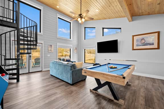 Gated Family Cabin w/ Game Room, Loft & Clubhouse Access